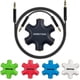 thumbnail image 1 of Divisor de audio para audífonos Bairutong de 5 salidas con cable de 3.5 mm de 20 cm y 100 cm, 1 of 6