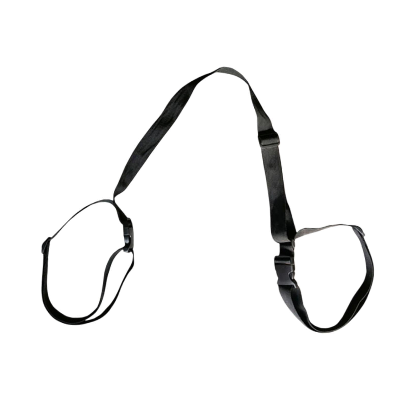 Ioensy - Correa Para Esterilla De Yoga, Deportiva, Para Pilates, Cinturón De Hombro, Versátil, Ajustable, Color Negro