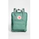 thumbnail image 3 of Mochila Fjällräven Kanken de lona lisa verde escarcha para mujer, 3 of 7