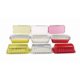 thumbnail image 5 of Moldes para pan desechables de aluminio que se pueden cerrar, 2 libras con tapas, 1850 ml, rojos, 5 of 5