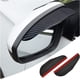 thumbnail image 1 of protectores de visera para espejo retrovisor, protector de lluvia, bloqueador lateral de visera, protector de humo impermeable, accesorios para espejos laterales de coche para SUV y más (DM030/Negro), 1 of 7