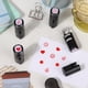 thumbnail image 4 of Mini sellos autoinker HCEWSBFD, 4 piezas, tinta roja, formas, 4 of 8