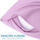 thumbnail image 5 of PiccoCasa 2 Paquetes de Fundas de Almohada de Microfibra con Cierre de Sobre, Estándar Violeta, 5 of 7