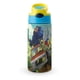 thumbnail image 1 of Los vecinos Green Botella de Agua con Tapa Pop Top de Un Toque, Acero Inoxidable, a Prueba de Fugas, para Deportes, Botella Infantil azul 12 oz, 1 of 6