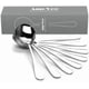 thumbnail image 2 of Juego de 8 cucharas para sopa AmoVee Alpha Round de acero inoxidable, 2 of 9