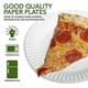 thumbnail image 3 of Platos de papel Stock Your Home, 9 pulgadas, sin estucar, blancos, paquete de 300, 3 of 7