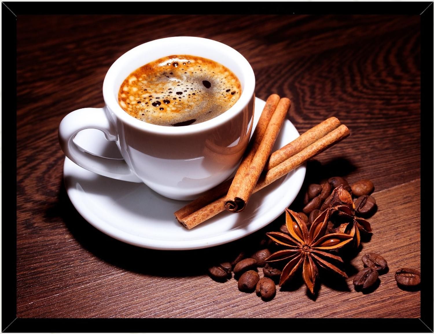 Genérico - Cuadro Decorativo Café Y Canela 2 Medidas 30X40 Cm