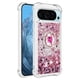 thumbnail image 2 of Funda Para Google Pixel 9/9 Pro Con Brillo Líquido, Protección Completa Y Soporte De Anillo Giratorio, 2 of 4