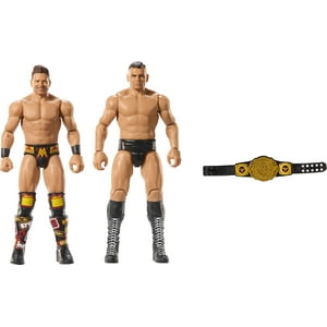 Pack De 2 Figuras De Acción Mattel Wwe Main Event Championship