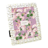 Laura Ashley - Marco De Fotos 20 X 25 Cm Resina Blanca Y Dorada