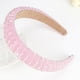 thumbnail image 5 of Diadema Rosa Con Diamantes De Imitación Para Mujer Diadema Acolchada Con Cuentas De Cristal Brillante Lindas Bandas Para El Pelo Accesorios Para El Cabello Para Mujeres Y Niñas, 5 of 5
