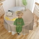 thumbnail image 2 of El Principito Mantel Redondo con Estampado Icónico de Temática, Se Adapta a la Mayoría de Mesas, Fácil de Cuidar, Regalo Perfecto para Aficionados, Amigos y Familia.180cm, 2 of 5