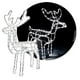 thumbnail image 2 of Reno Navideño Luz Led Solar Decorativo 90cm Luz Blanca, 2 of 2