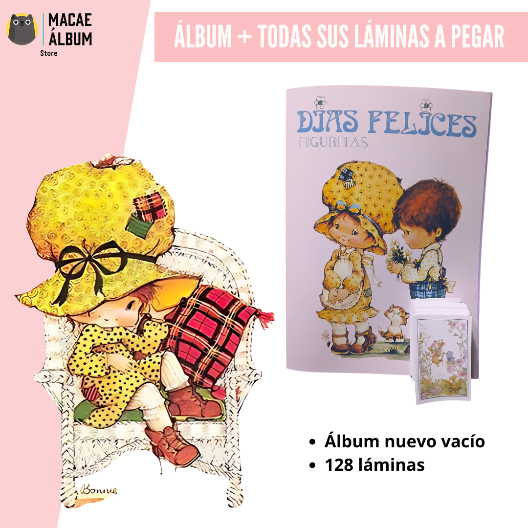 Macae - Álbum Días Felices Rmst 82´ + Todas Sus Láminas A Pegar