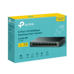 Tp Link - Switch 9 Puertos 10/100 Mbps Con 8 Puertos Poe Ls-109P