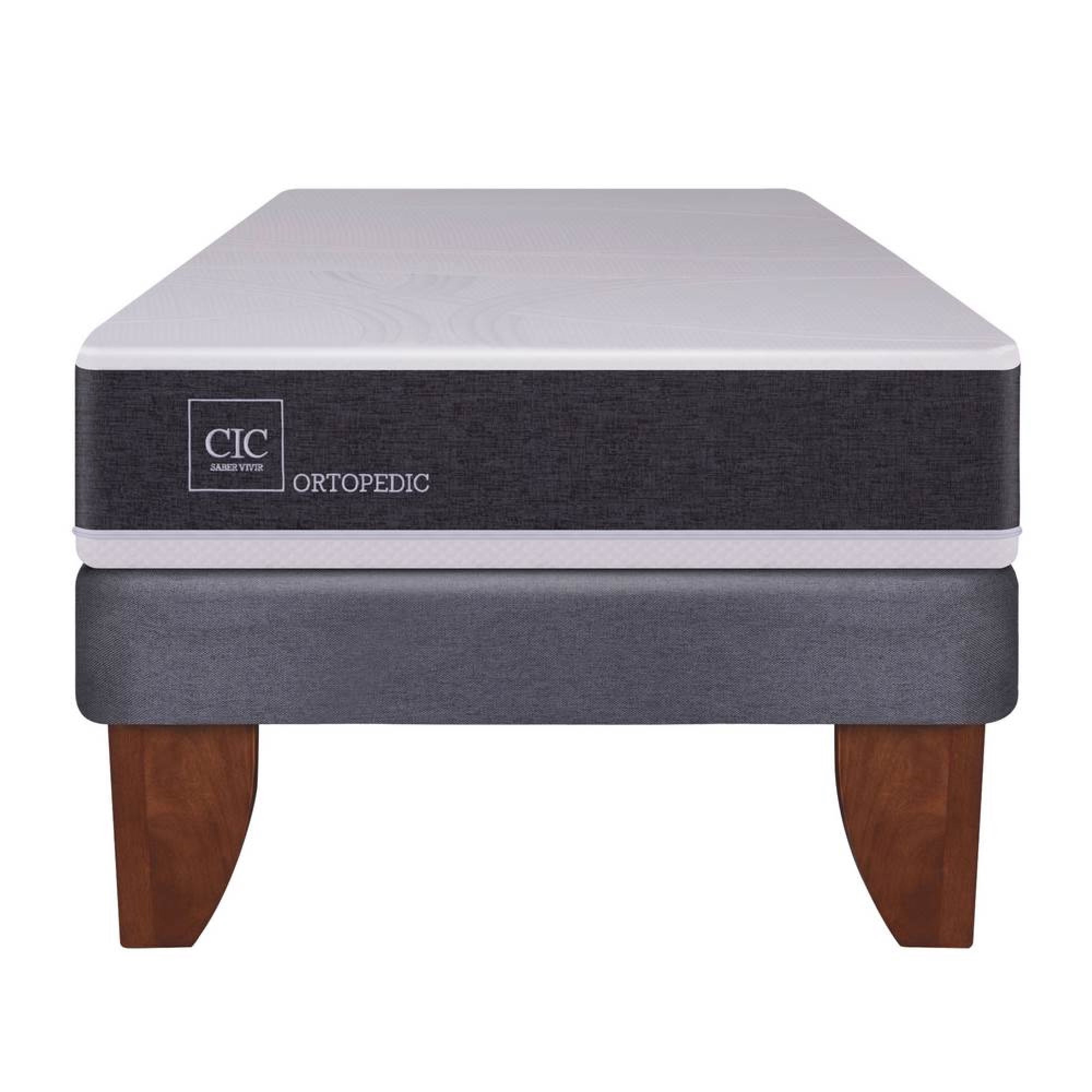 Cama Europea New 1.5 Plaza Base Normal
