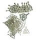 thumbnail image 2 of 40 Piezas Plata Tibetana Celtic Nudo Joyas Haciendo Encantos Colgantes Artesanías, 2 of 3