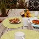 thumbnail image 1 of Set 6 Individuales Luxe Lemon Grass Redondo, 1 of 2