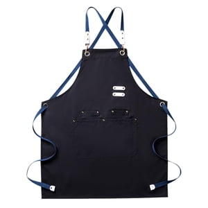 Bothyi - Delantal De Lona Para Hombre, Cafetería, Camarero, Delantal Para Restaurante, Cerámica, Cocina, Negro