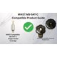 thumbnail image 3 of Kit de manija para grifo T & T Hardware MXT111 gris acrílico, 3 of 6