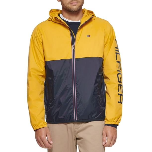 Chubasquero Tommy Hilfiger ligero y resistente al agua para hombre