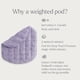 thumbnail image 4 of Manta con Peso nodpod Body 3 kg Compacta 74x61 cm Wisteria, 4 of 8