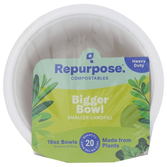 Recipientes Compostables Repurpose 16 oz Paquete de 20