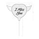 thumbnail image 2 of Globo Happy Heavenly Birthday I Miss You en forma de corazón azul, 2 of 3