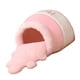 thumbnail image 4 of Honey Pot Pet Cat Bed Soft Cave Nest Cama Para Dormir Perrera Con Tapete Rosa, 4 of 5