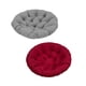 thumbnail image 2 of Cojín Para Asiento De Exterior, 2 Uds., Almohadillas Redondas Impermeables Para Silla, Gris Y Rojo, 2 of 5