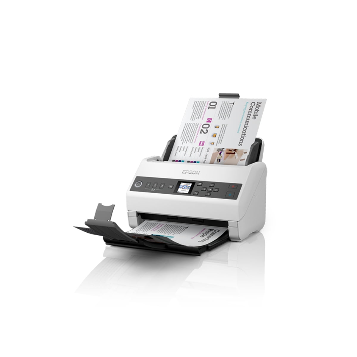 Epson - Escaner De Documentos Ds-730n Duplex A Color