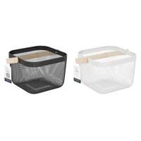 Canasto Organizador Metalico 24X24Cm, Color Surtido 1 Un  Mainstays