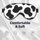 thumbnail image 3 of Máscara para dormir GUCGUSY con estampado de vaca y correa ajustable, 3 of 7