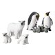 thumbnail image 4 of Figuras De Animales Coleccionables Miniaturas De Osos Polares Y Emperadores Decoraciones Para El Hogar, 4 of 5