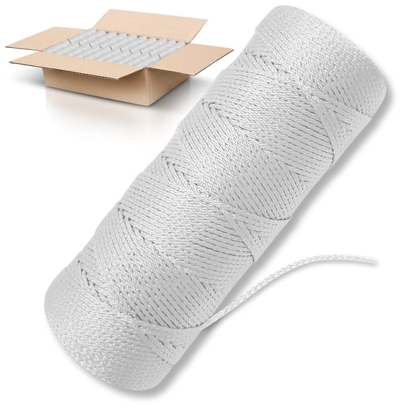 Cordón de nailon ACE Supply, hilo blanco Mason Line, 1000 pies x 36