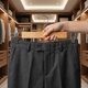 thumbnail image 5 of 2 Piezas Colgadores de Pantalones de Madera, Colgadores Ahorra Espacio, Organizador de Armario Marrón Claro 11.8x4.9in, 5 of 5