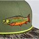 thumbnail image 4 of GORRA SNAPBACK JUVENIL EDTREK Trucha de Arroyo en Camuflaje Oliva, 4 of 6