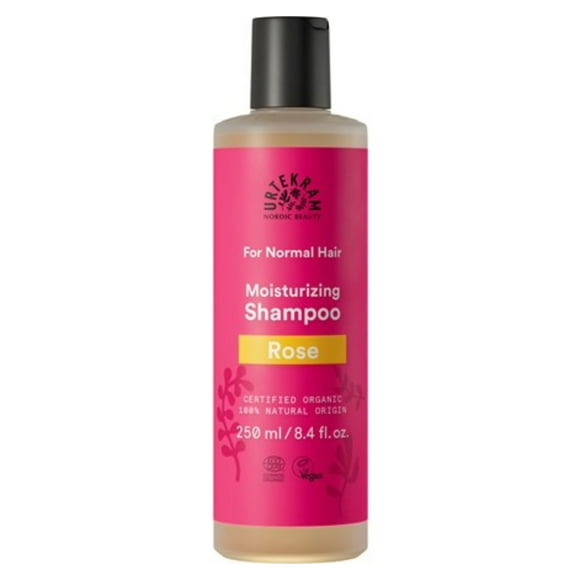Shampoo Orgánico Hidratante De Rosa Urtekram 250 Ml