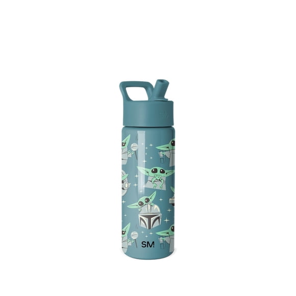 Botella de agua Simple Modern Star Wars Kids de 530 ml con tapa de pajita