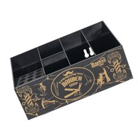 Magideal - Estuche Para Herramientas De Peluquero, Caja De Almacenamiento De Suministros De Peluquero Profesional Portátil Y Duradera Para Horquilla, Aseo, Maqui Negro