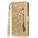 thumbnail image 5 of Funda para FOXDOCK Elegante funda iPhone 16 Glitter con cremallera-Ideal para el uso diario, 5 of 5