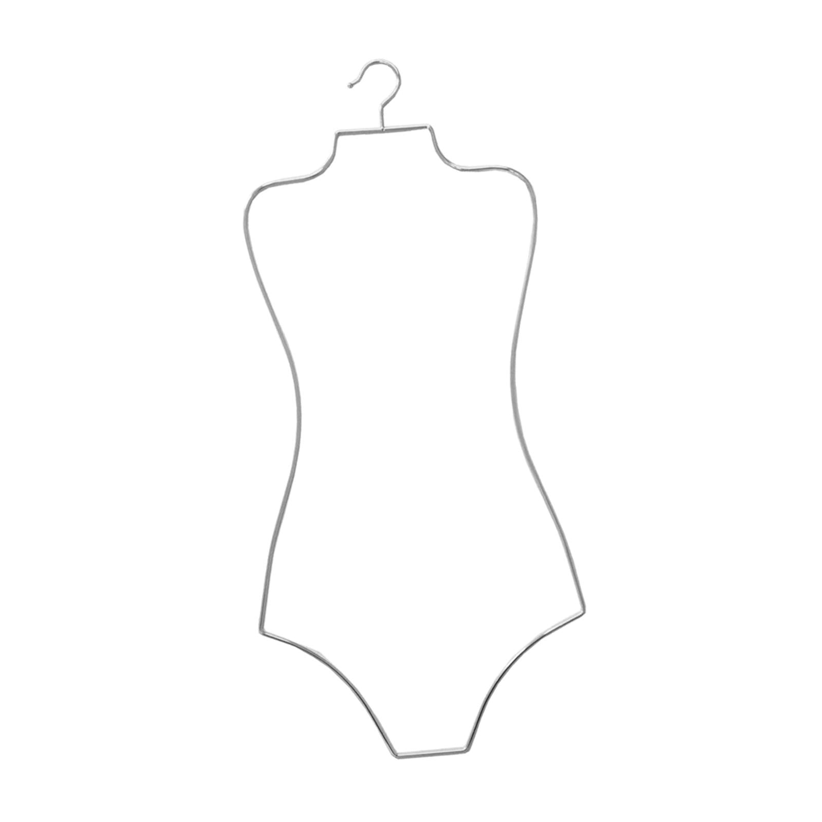 Magideal - Forma Del Cuerpo Traje De Baño Ropa De Playa Colgador Organizador De Guardarropa Colgador De Ropa Lencería Trajes Perchas Abrigos Para , Argén