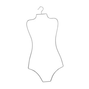 Magideal - Forma Del Cuerpo Traje De Baño Ropa De Playa Colgador Organizador De Guardarropa Colgador De Ropa Lencería Trajes Perchas Abrigos Para , Argén
