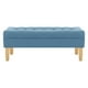 thumbnail image 1 of Banqueta Wood 2c Felpa 05 Azul Petroleo, 1 of 4