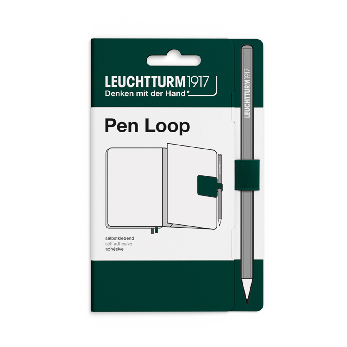 Soporte Para Bolígrafos Leuchtturm 1917 Pen Loop Verde Osc