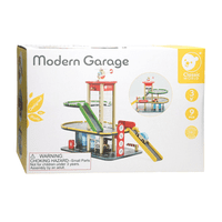 Pista De Autos Garage De Madera Classic World