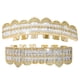 thumbnail image 5 of Hip Hop Dientes Grill Braces Vampiro Colmillos Disfraz Cosplay Dorado Superior Inferior, 5 of 5