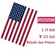 thumbnail image 4 of Bandera de jardín TOPFLAGS American USA, 30 x 45 cm, poliéster, 4 of 8