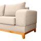thumbnail image 3 of Sofá Basalto 3 Cuerpos Chenille Tipo Lino Beige, 3 of 5