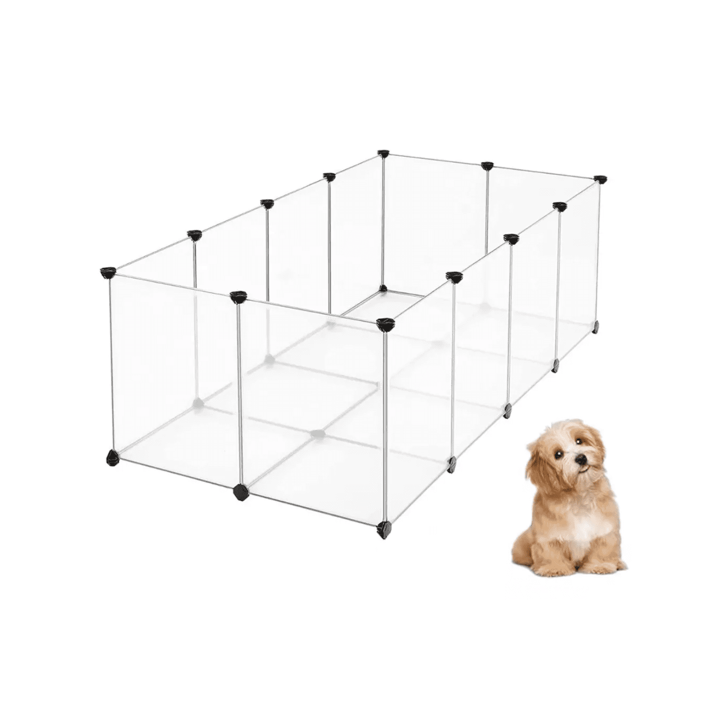 Importclick - Corral Valla Mascotas Jaula 145x73x46 Cm